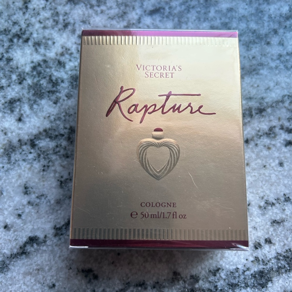 Victoria's Secret Rapture Cologne Spray 1.7 oz Heart Shaped Bottle 50ml Rare